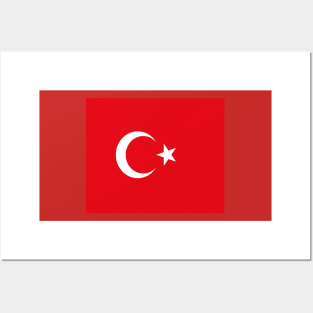 Turkey flag Posters and Art